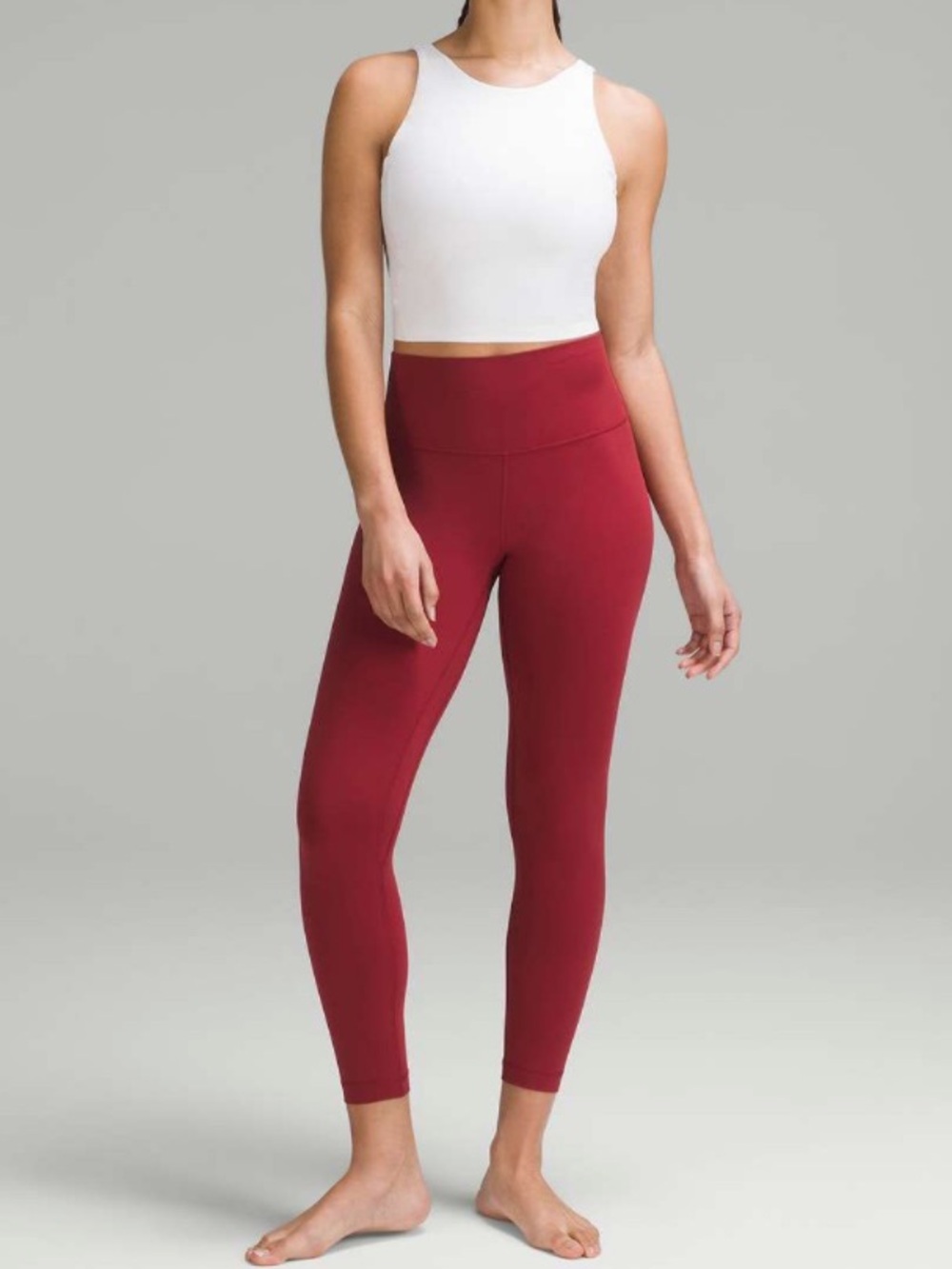 Lululemon Align High Rise Pant 25” Prep Red - Picture 2 of 7